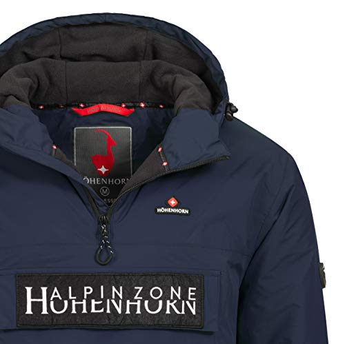Hoehenhorn-Allesso-Herren-Jacke-mit-Bauchtasche-Windbreaker-Gefuettert-Brusttasche