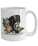 Monogram mug christmas quotcquot oversized coffee