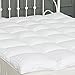 King Mattress Topper Down Alternative, Quilted Pillow Top Mattress Pad with 2