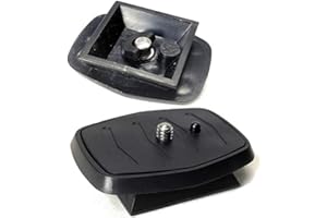 iShot Pro QB-4W 44mm Quick Release Plate Platform Direct Fit (2-Pack) for Amazon Basics 60-Inch Tripod, LWT-60, Velbon CX, Df-50 404 504 7000 9000 Vct-d580rm Vct-d680rm Vct-r640 Vct-60av