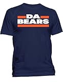 Men's Da Bears Chicago Football Tee Athletic Sports Fan T-Shirt
