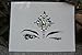 DaLin 6 Sets Mermaid Face Gems Rave Festival Glitter Face Jewels Stick On Crystals Bindi Rainbow Tears Rhinestone Temporary Tattoo Face Rocks (Collection 2)