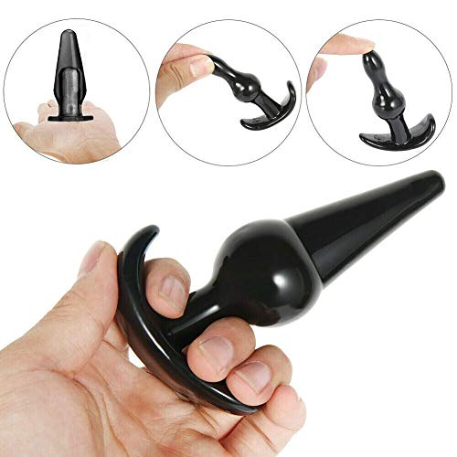 HOTOY-10-PCS-Vibratore-Anale-Butt-Plug-Vibrazione-Set-Sensualita-di-Vibrazione-Butt-Perline-Kit-Sessuale-massager-della-prostata-Giocattoli-del-Sesso-per-Le-Coppie