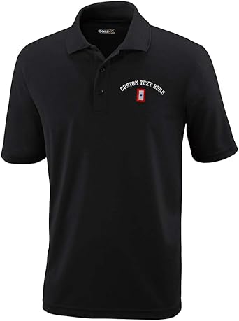 Amazon Com Custom Polo Performance Shirt Blue Star Banner