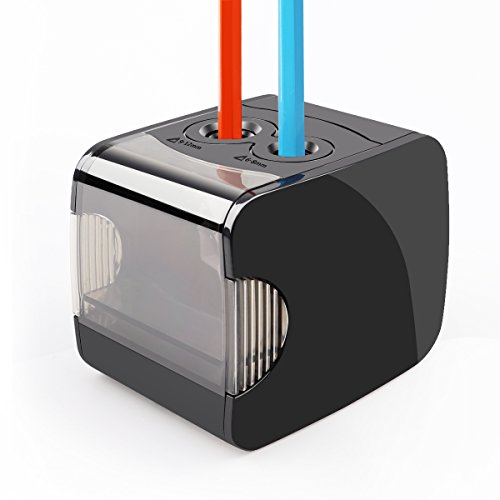 Electric Pencil Sharpener, Battery Operated or USB Heavy Duty Colored Pencil Sharpener for Kids, Artist, Student and Professionals Electric Pencil Sharpener, Battery Operated or USB Heavy Duty Colored Pencil Sharpener for Kids, Artist, Student and Professionals