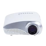 Bestcrew-usLED Mini Projector Fashionable Home Theater Support HD Video Games TV Movie TXT Music Pocket Size Projector