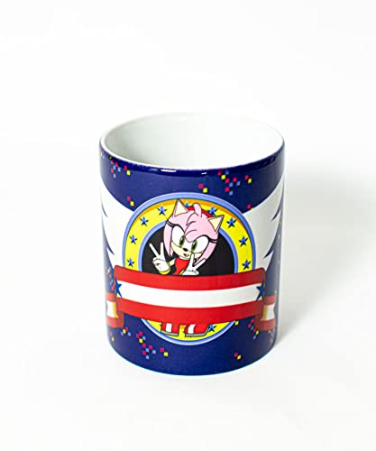 TusPersonalizables Sonic Mug and Keychain (Mug - Sonic - Amy rose - video game - original for gifts…)