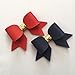 Yazon Baby Hair Clips 3.3 Inch Faux Leather Hair Bows Baby Girls Pigtail Bows 13pcs