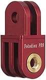 Fotodiox Pro GoTough Extender 90 - Red Aluminum Extension Pivot Arm with 90 Degree Turn - for Sport Camera Gopro Hero Hd, Hero1, Hero2, Hero3, Hero3+, Hero4 and all GoPro Adapter Mounts