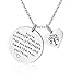 'You are braver than you believe' + 'She believed she could so she did' with Heart Tree of Life Necklace