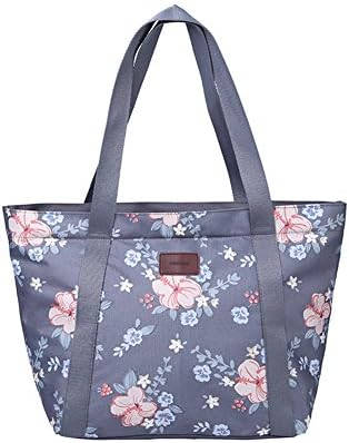 Women Oxford Nylon Waterproof Bags,Tote Shopping Bag,Larger Shoulder Bag,Cosmetic Bags Make up bag,School Backpack Travel Bag For Girl Student Women (F-shoulder bag-dark Grey)