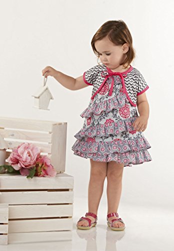 New Look Patterns UN6357A Toddlers' Dress, Top, Shorts and Bolero, A (1/2-1-2-3-4)