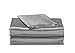 EliteHomeProducts EHP Super Soft and Silky Satin Sheet Set (Solid/Deep Pocket) (Queen, Silver)