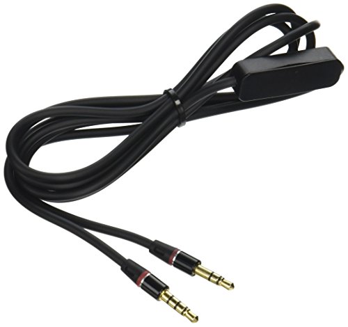 NiceTQ Replacement 4FT 3.5MM Stereo Audio Cable Cord With Mic For Skullcandy Hesh 2 Headphones