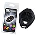 KEYGUARDZ Black Rubber Keyless Entry Remote Key Fob Skin Cover Protector