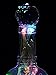 Upcycled Ketel One Mood Therapy Liquor Bottle Light w/100 Multi-Color LED's Topped Off with an Asfour 30% Leaded Clear Crystal Prism Ball