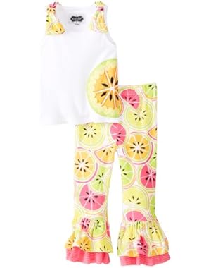 Baby-Girls Newborn Citrus Pant Set