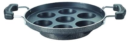 Prestige Omega Select Plus Residue Free Non-Stick Paniyarakkal, 20cm, Black