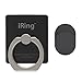 AAUXX iRing Premium Set : Safe Grip and Kickstand for Smartphones and Tablets with Simplest Smartphone Mount - Matte Black