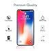 TOCOL [3 PACK] For iPhone X Screen Protector Tempered Glass [9H hardness] [3D Touch] [Bubble Free] with Lifetime Replacement Warranty [3 PACK]