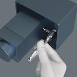 Wera 8001 A Zyklop Mini Ratchet 1/4 in with 1/4 in Socket Adaptor view 4