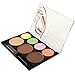 1pc City Color Contour & Corrector Cream Palette - Corrector/Contour/Bronze/Highlight #F0025