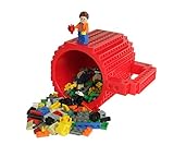 ThinkGeek Build-On Brick Mug Red 12 Oz Hot Beverage Mug