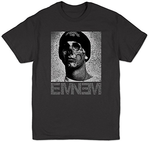 Eminem men s skull face t-shirt black xl