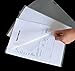 20 Pack Clear Document Folder L-Type Plastic Folder Copy Safe Project Pocket US Letter/ A4 Size in Transparent Color