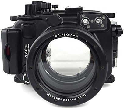 For Canon G7X II 130FT/40M Sea frogs Underwater Camera Diving Waterproof Housing case