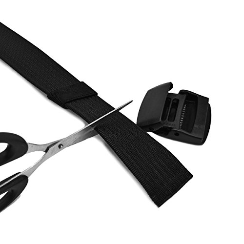 WYuZe Nylon Web Belt Outdoor Men's Military Webbing Brown Belt Plastic Buckle