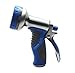 GRAM&I Garden Hose Nozzle - 9 Pattern Aluminum Heavy Duty Hand Spray Nozzle - Extra Gaskets for Maximum Gardening, Cleaning and Car Wash Use