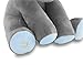 yuailiur Peek-a-Boo Elephant Animated Talking Singing Stuffed Plush Elephant Stuffed Doll Toys Kids Gift Present Boys & Girls Birthday Xmas Gift (Grey-Blue)