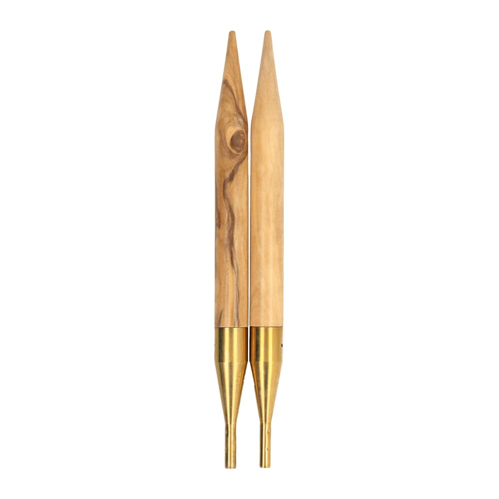 AddiClick Nature Olivewood Interchangeable Needle Tips 10.0 mm — image 1