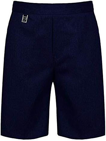 Boys Pull Up School Uniform Shorts Elasticated Pull On Black Grey Navy Ages 2 3 4 5 6 7 8 9 10 11 12 13 14 15 16