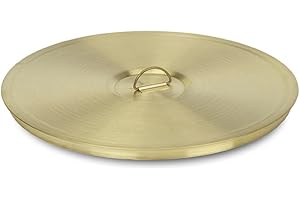 Advantech CB8W/R Brass Sieve Cover with Lifting Ring, 8" Diameter