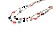 Bocar Long Necklaces for Women Trendy, Boho Layered Crystal Beaded Collar Necklaces for Women, Fashion Statement Necklaces Jewelry (NK-10084-Coral)