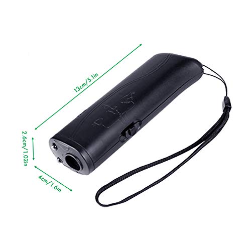 nicekrud LED Ultrasonic Dog Repeller Control & Trainer Device 3 in 1 Anti Barking Stop Bark Handheld Dog Training Device & Controller Safe Walk a Dog Outdoor