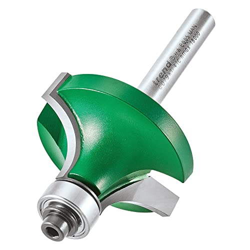 Trend Bearing Guided Round Over Router Cutter, 1/4 Inch Shank, 12.7mm