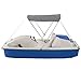 Sun Dolphin Water Wheeler Electric ASL 5 Person Pedal Boat with Canopy (Blue)