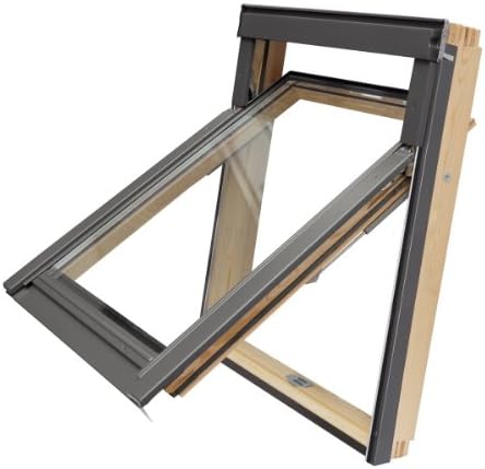 Fire Escape Roof Window RoofLITE MOEVX M4A (78cm x 98cm) with TFX Tile Flashing