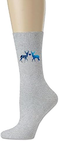 Reindeer Elk Moose Men's Women's Classics Cotton Athletic Crew Socks