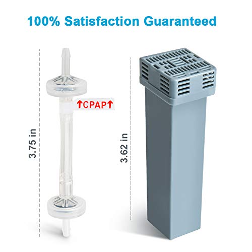 Cartridge Carbon Filter Kit for So 2, CPAP Filter Replacement Clean for Cleaner Machine Includes 4 Cartridge Filters and 4 Check Valve (4 Set)