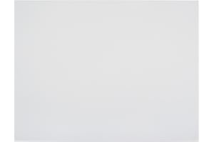 School Smart Railroad Poster Board Paper, 22 x 28 Inches, 4-Ply, White, Pack of 25