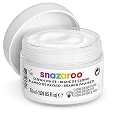Snazaroo Face and Body Paint, Clown White, 50ml