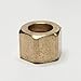 LTWFITTING 3/8-Inch Brass Compression Nut,Brass Compression Fitting(Pack of 25)