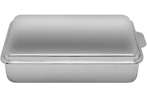 Lindy's Stainless Steel Covered Cake Pan - Medium, Silver