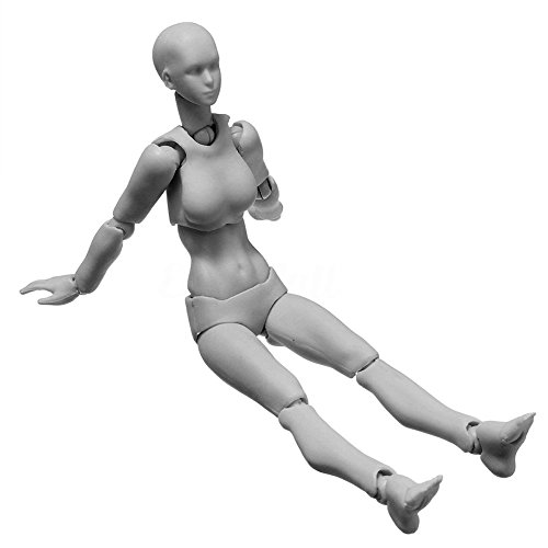 Tulas Action Figure Model,Man/Women Mannequin Body Kun Doll Body-Chan Male & Female Action Figure DX Set with Accessories Kit, Suitable for Sketching, Painting, Drawing, Artist.