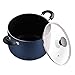 Cook N Home Nonstick Stockpot with Lid, 8 Quart, Blue