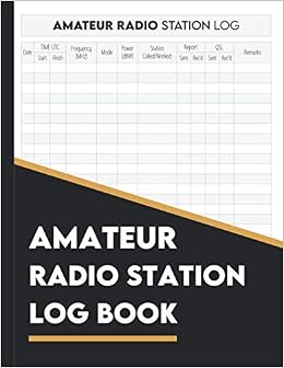 Spiral bound ham radio logbook - questionslasem